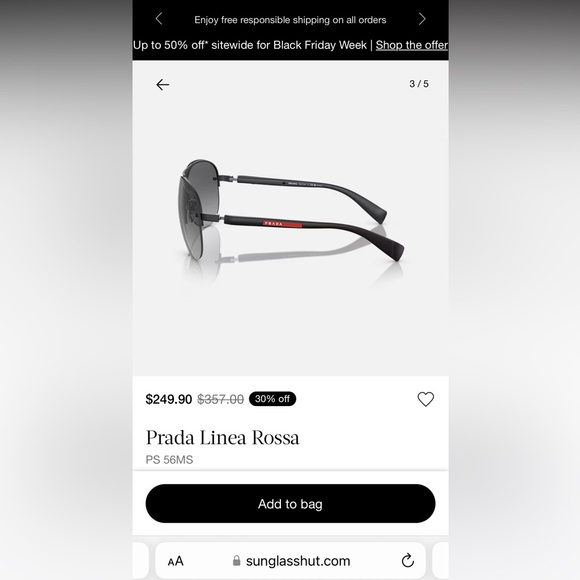 PRADA Linea Rossa Polarized Sunglasses - Picture 15 of 16